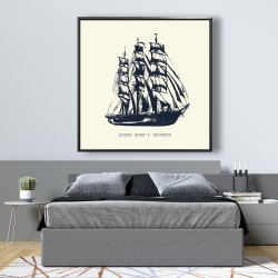 Encadré 48 x 48 - Vieux bateau