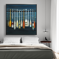 Framed 48 x 48 - Paddles
