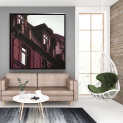 Framed 48 x 48 - Architectural building