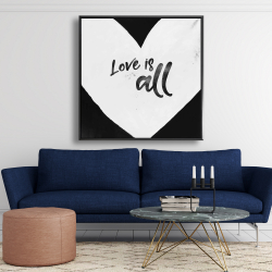 Encadré 48 x 48 - L'amour c'est tout