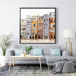 Encadré 48 x 48 - Maisons à amsterdam