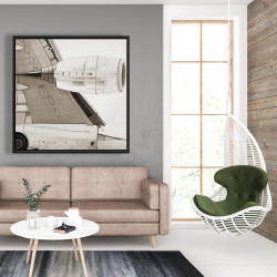 Encadré 48 x 48 - Dessous d'avion