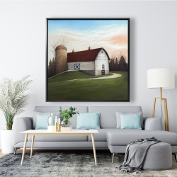 Encadré 48 x 48 - Grange blanche