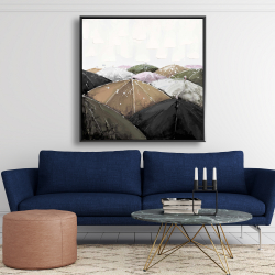 Framed 48 x 48 - Spring showers