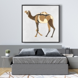 Encadré 48 x 48 - Dromadaire rétro