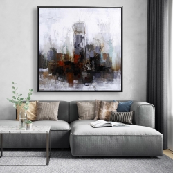 Framed 48 x 48 - Obscure buildings