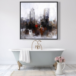 Framed 48 x 48 - Obscure city