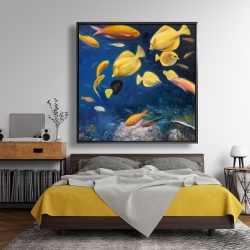 Framed 48 x 48 - Fish under the sea