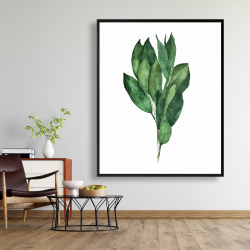 Encadré 48 x 60 - Bouquet de feuilles de laurier