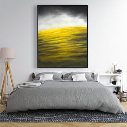 Framed 48 x 60 - Yellow hill