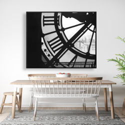 Framed 48 x 60 - Clock at the orsay museum