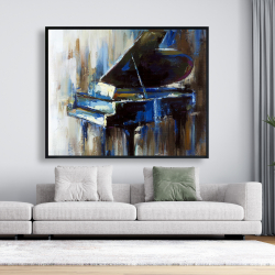 Encadré 48 x 60 - Piano à queue abstrait