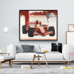 Encadré 48 x 60 - Voiture de formule 1