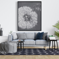 Framed 48 x 60 - Blowing dandelion