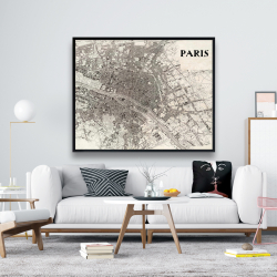 Framed 48 x 60 - Paris