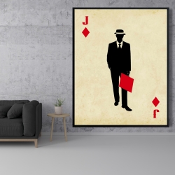 Framed 48 x 60 - Jack of diamonds