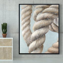 Encadré 48 x 60 - Noeud de corde de bateau