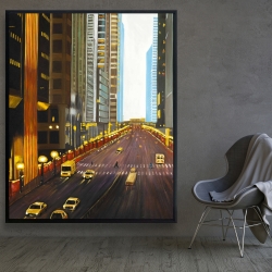 Framed 48 x 60 - New york city 9th street