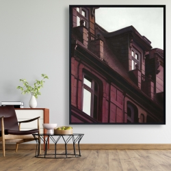 Framed 48 x 60 - Architectural building