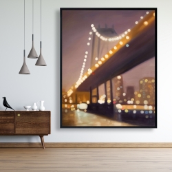Framed 48 x 60 - New-york at night