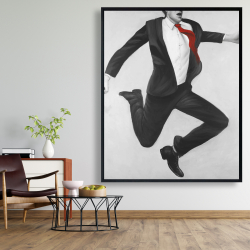 Framed 48 x 60 - Happy classic man