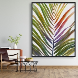 Encadré 48 x 60 - Feuille de palmier tropical