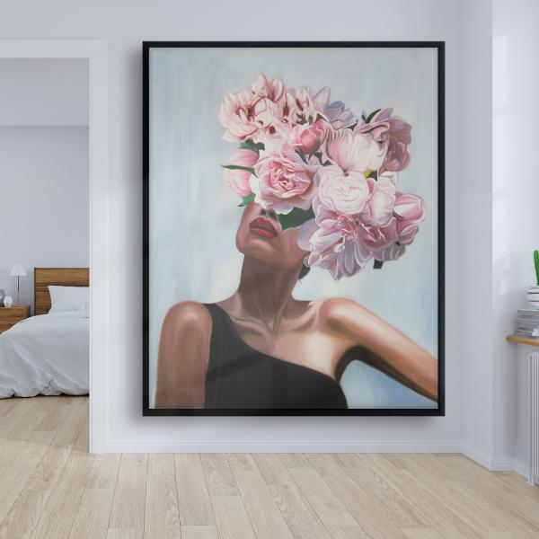 Framed 48 x 60 - See life in flowers
