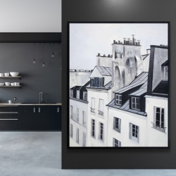 Framed 48 x 60 - Historical buildings