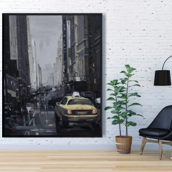 Framed 48 x 60 - New york in the dark