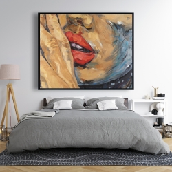 Encadré 48 x 60 - Plan rapproché d'une bouche