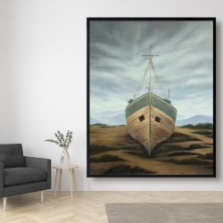 Framed 48 x 60 - Boat
