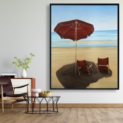 Encadré 48 x 60 - Relaxer à la plage