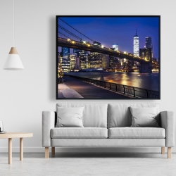 Encadré 48 x 60 - Ville de nuit