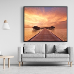 Encadré 48 x 60 - Villas sur la mer