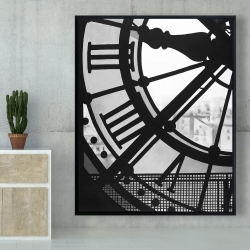 Framed 48 x 60 - Clock at the orsay museum