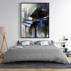 Encadré 48 x 60 - Piano à queue abstrait