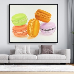 Framed 48 x 60 - Small bites of macaroons