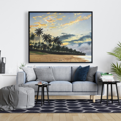 Framed 48 x 60 - Tropical summer moments
