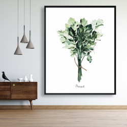 Framed 48 x 60 - Tied up persil bundle - fr