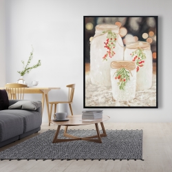 Encadré 48 x 60 - Bougies de noël