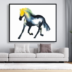 Framed 48 x 60 - Galloping horse