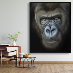 Encadré 48 x 60 - Visage de gorille