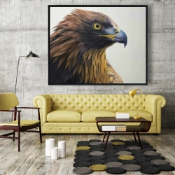 Framed 48 x 60 - Brown-headed eagle