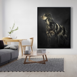 Framed 48 x 60 - Picard spaniel