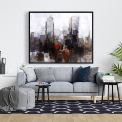 Framed 48 x 60 - Obscure city