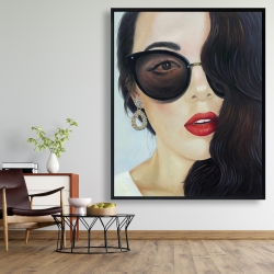 Encadré 48 x 60 - Lunettes de soleil à la mode
