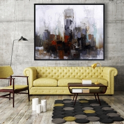 Framed 48 x 60 - Obscure buildings
