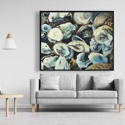 Encadré 48 x 60 - Coquilles d'huîtres