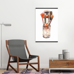 Magnétique 20 x 30 - Ensemble de pinceaux à maquillage