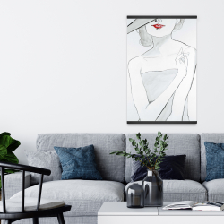 Magnetic 20 x 30 - Woman with hat